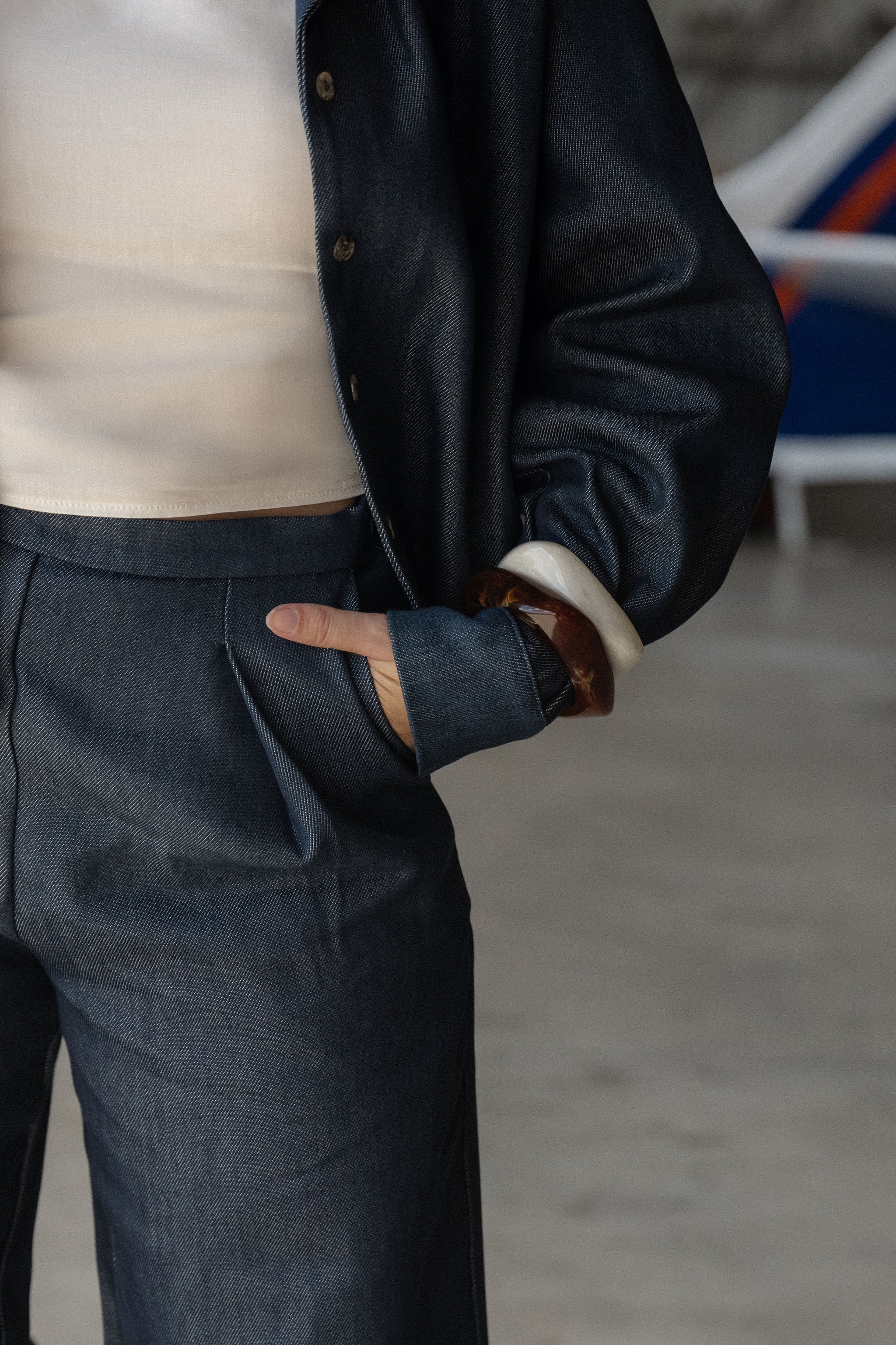 Le pantalon Heathrow - Jean brut