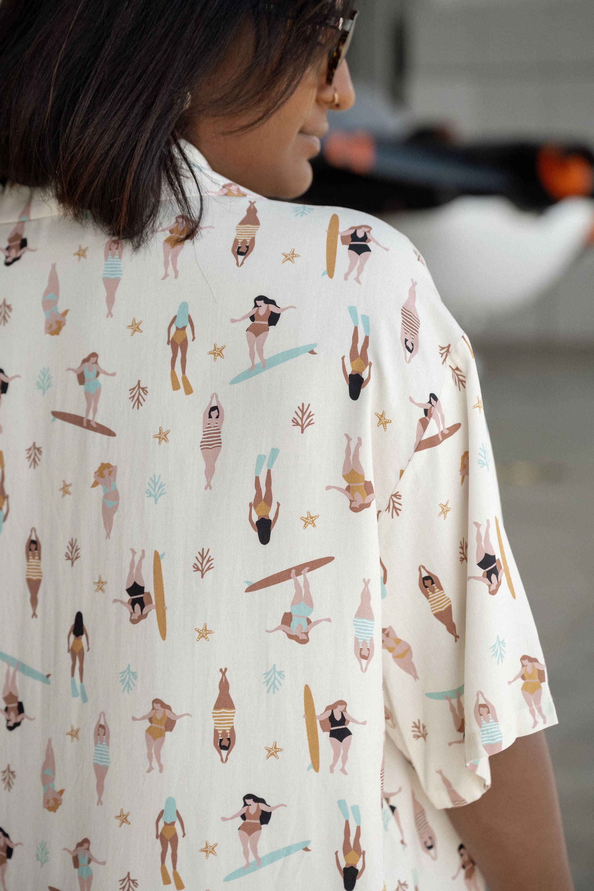 La chemise Biarritz - imprimé nageuse