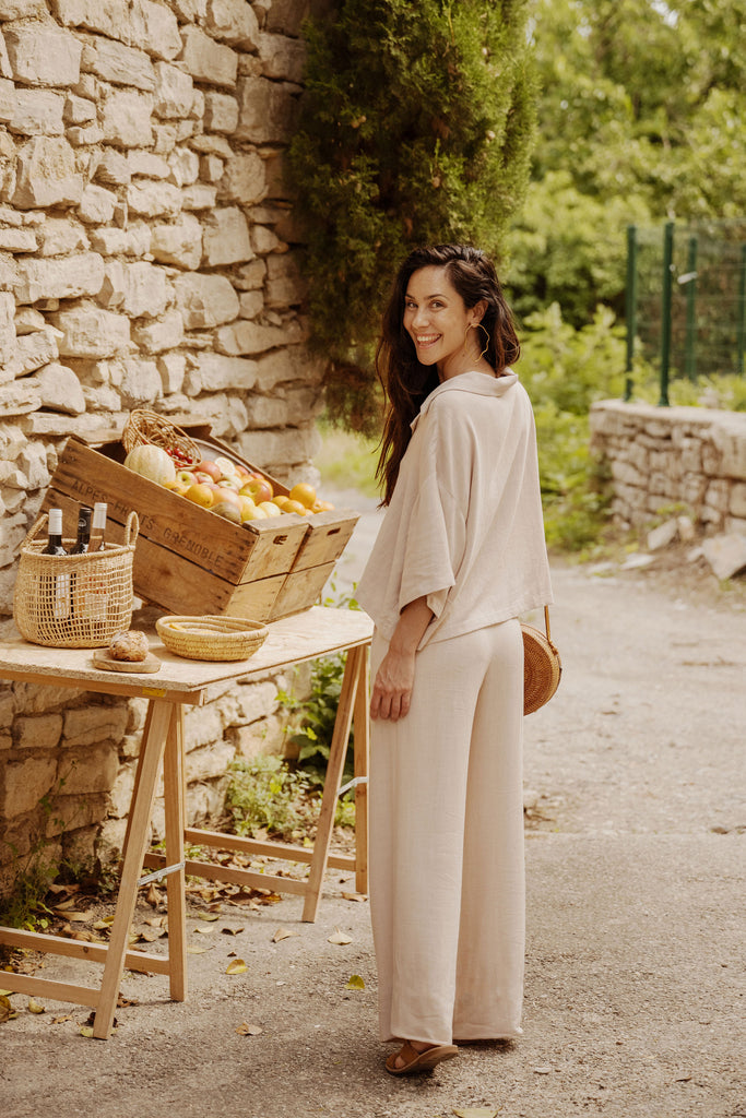 Chemise large et courte pour femme - La Mouche Poulette